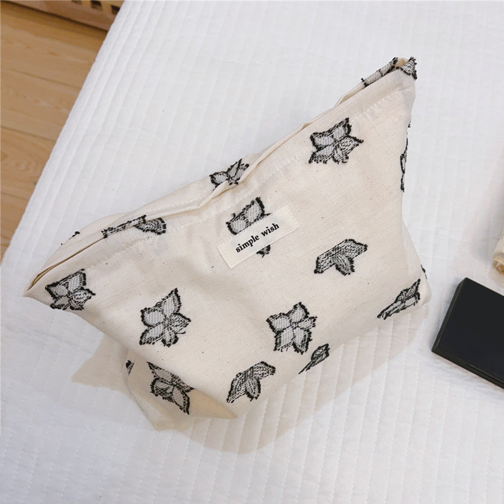 551 Women Canvas Casual Clutch Bag Zipper Cosmetics Toiletries Storage Bag 551 Women Canvas Casual Clutch Bag Zipper Cosmetics Toiletries Storage Bag